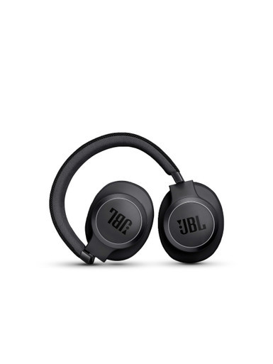 JBL Live 770NC Black Wireless Over-Ear Noise-Cancelling Headphones Front
