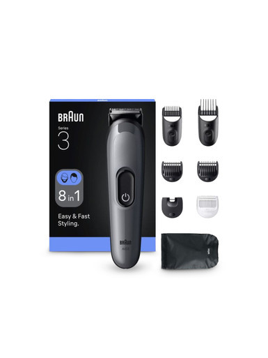 Braun Series 3 Grey All-in-One Grooming Kit Group Box