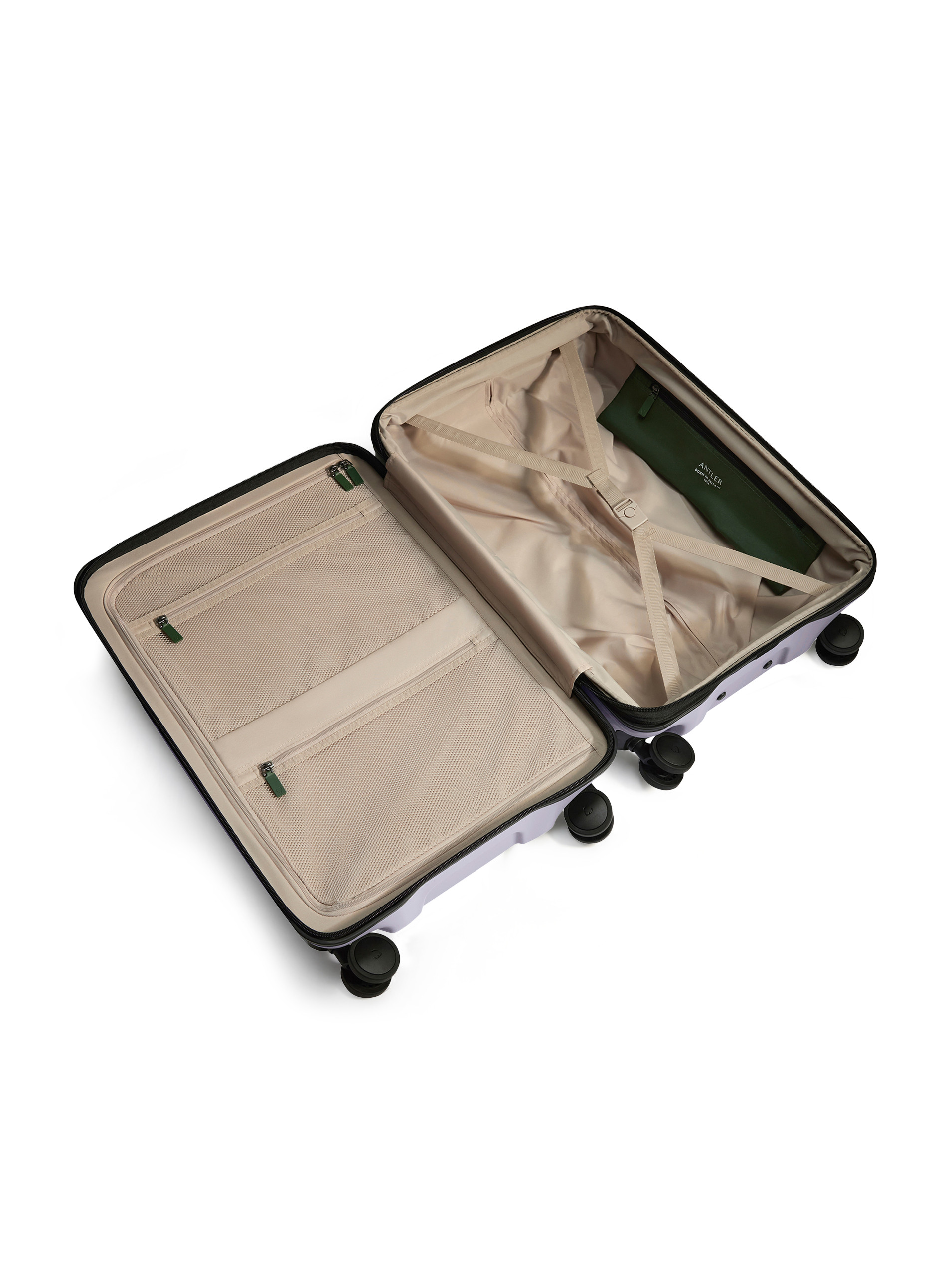 Antler Meadow Purple Icon Stripe Medium Suitcase