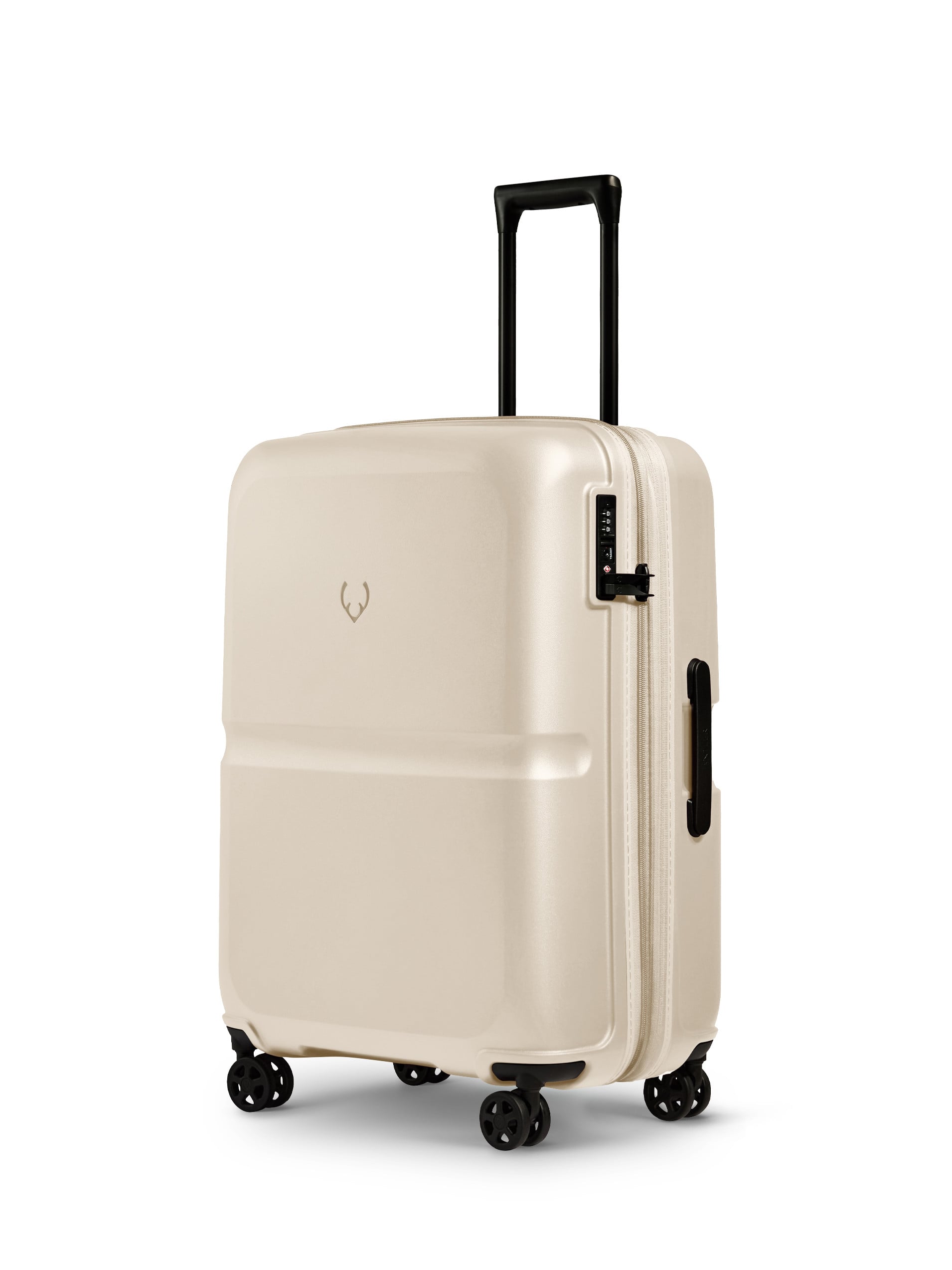 Antler Wheat Yellow Single Stripe Medium Suitcase