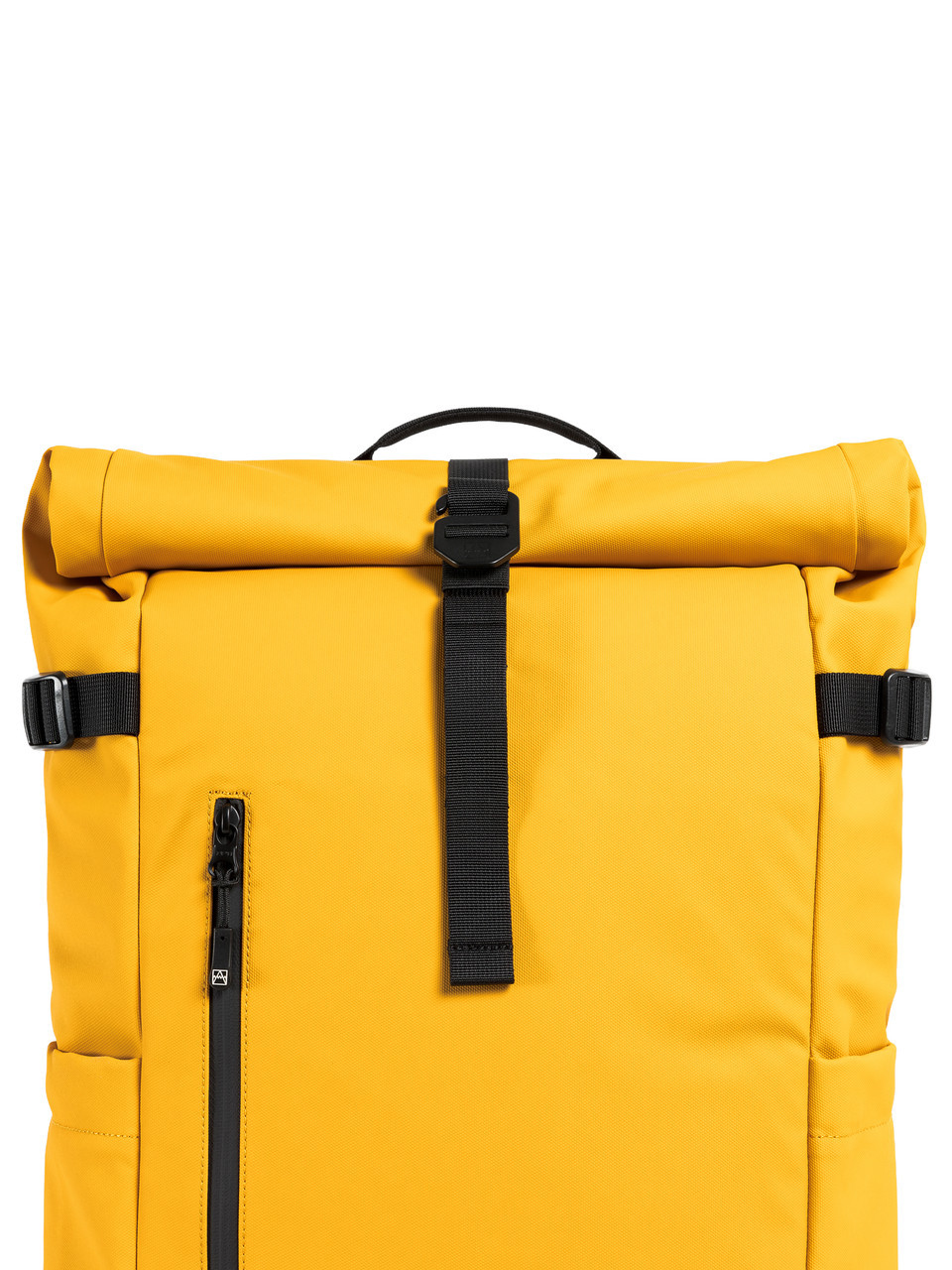 Stubble & Co Yellow Rolltop Backpack - Detail