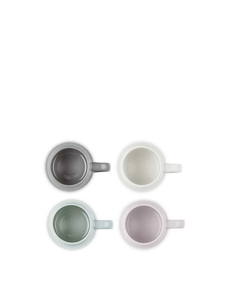 Le Creuset Stoneware Coupe Set of 4 Mugs