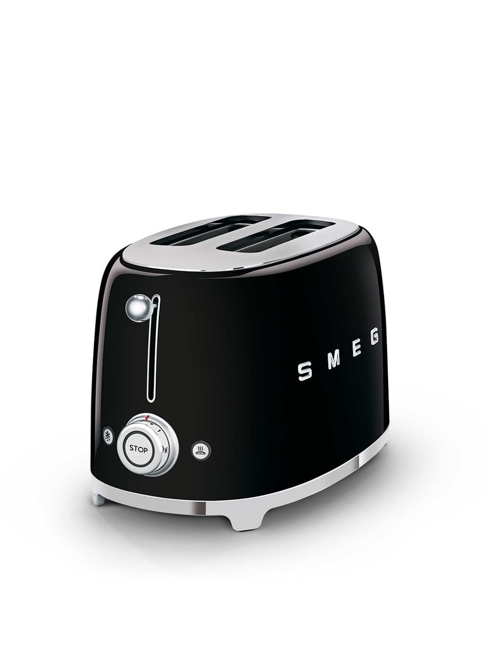 Smeg Black 2 Slice Toaster
