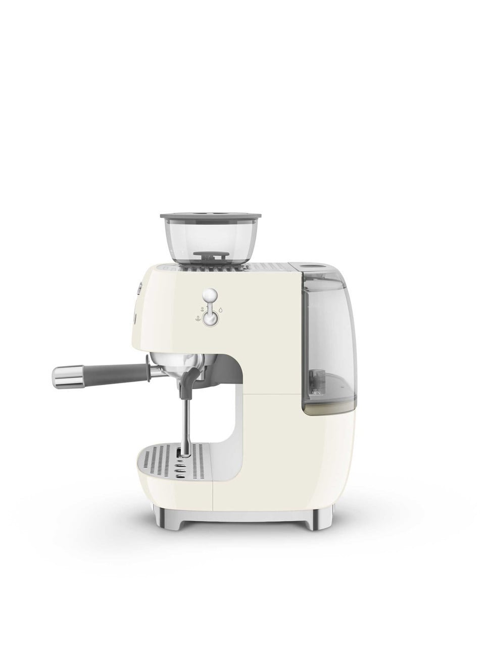 Smeg Cream Espresso Coffee Machine with Grinder