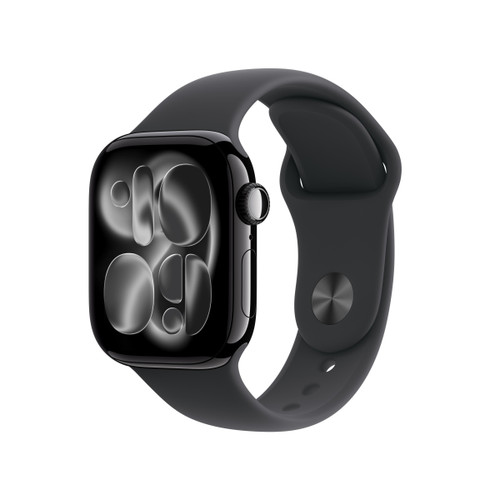 Apple Watch Series 11, Black Case with Black Sport Band