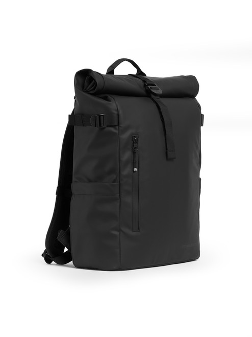 Stubble & Co Black Rolltop Backpack