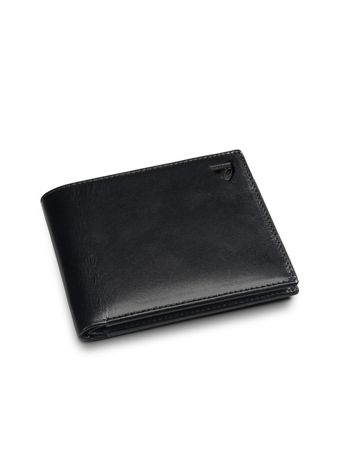 Billfold Wallet 8CC Black Smooth – aspinal of london wallet