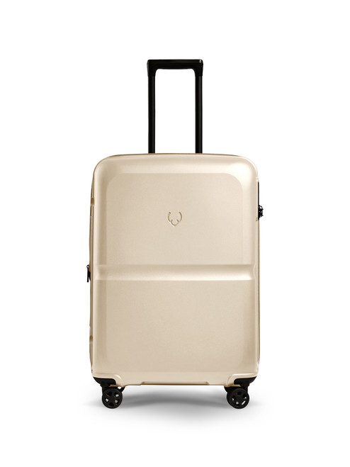 Antler Wheat Yellow Single Stripe Medium Suitcase