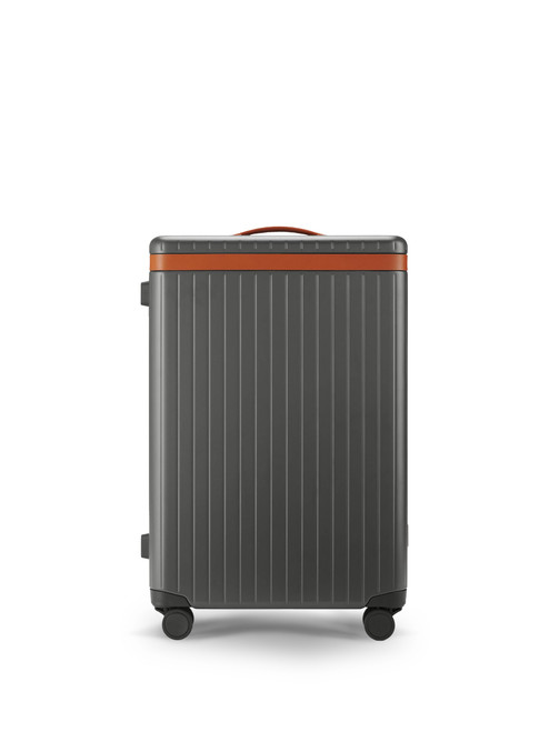 Carl Friedrik Grey/Cognac Medium Suitcase