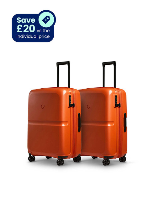 Antler Single Stripe Twin Medium Travel Set - Orange