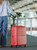 Antler Orange Single Stripe Suitcase