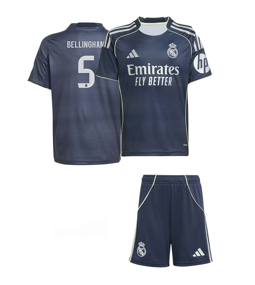 25/26 Real Madrid Bellingham Away Kids Kit - Coolkitsdirect Football