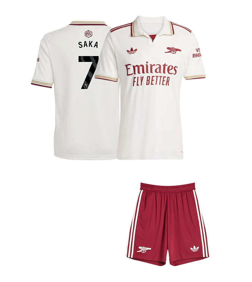 25/26 Arsenal Saka Third Kids - Coolkitsdirect Football