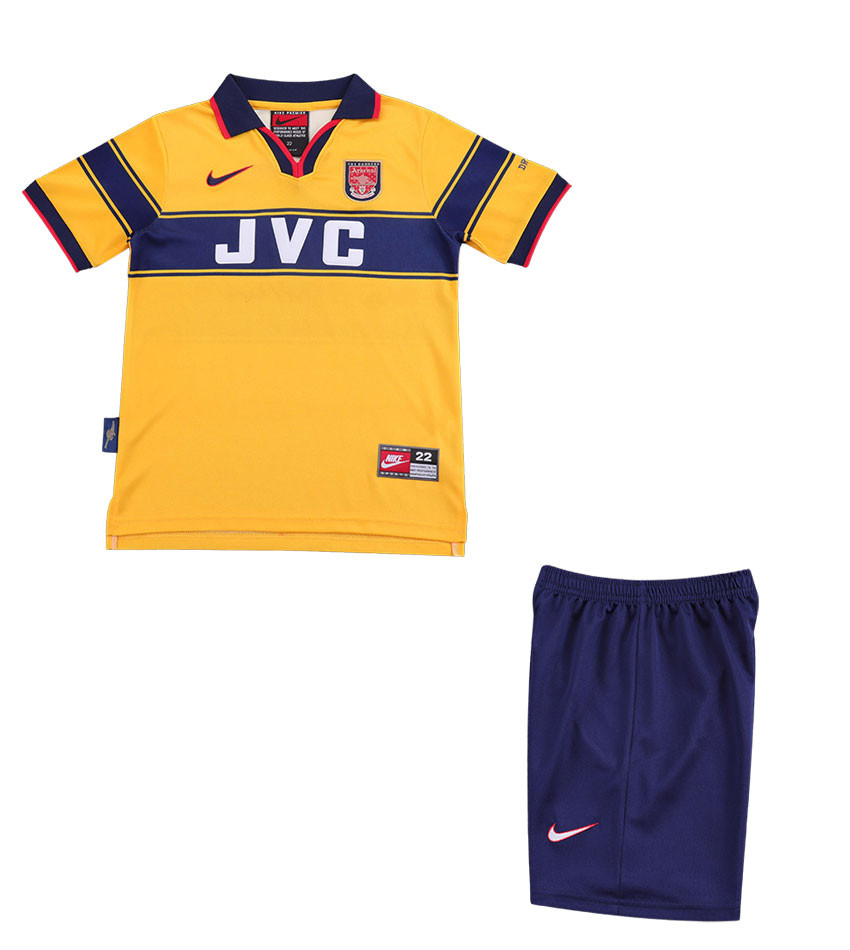 1997-1998 Retro Arsenal Away Kids - Coolkitsdirect Football