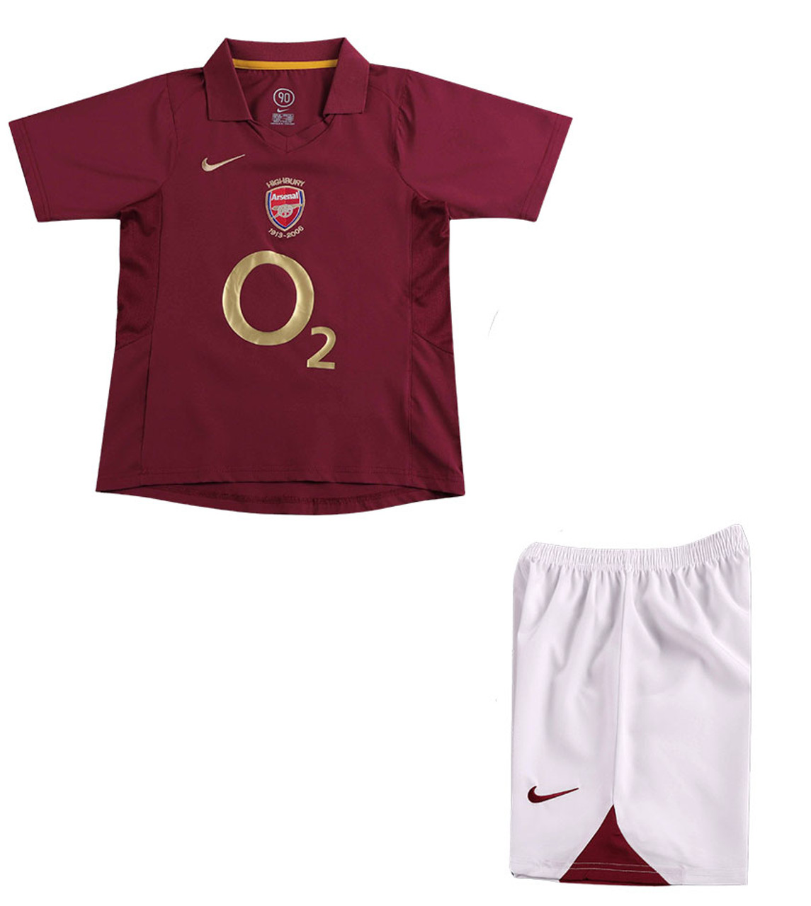 ウェア Arsenal 2005-2006 () Arsenal 2005-2006 Home Authentic Long Sleeve Shirt #10