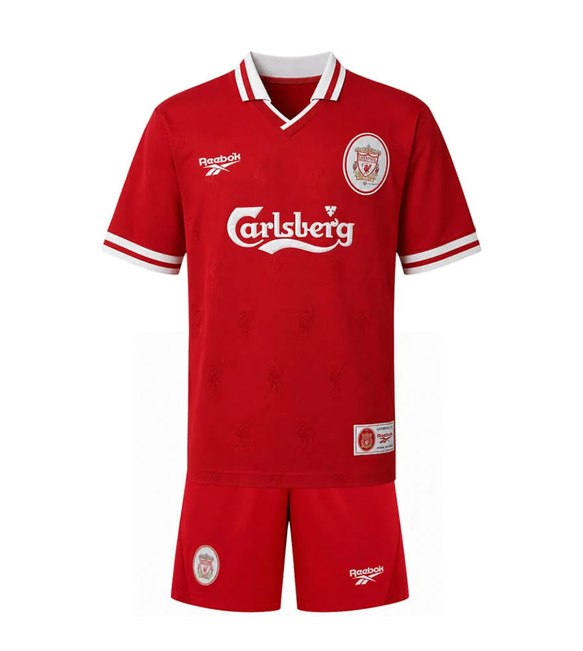 Retro Liverpool Home Kids Kit 96/98 - Coolkitsdirect Football