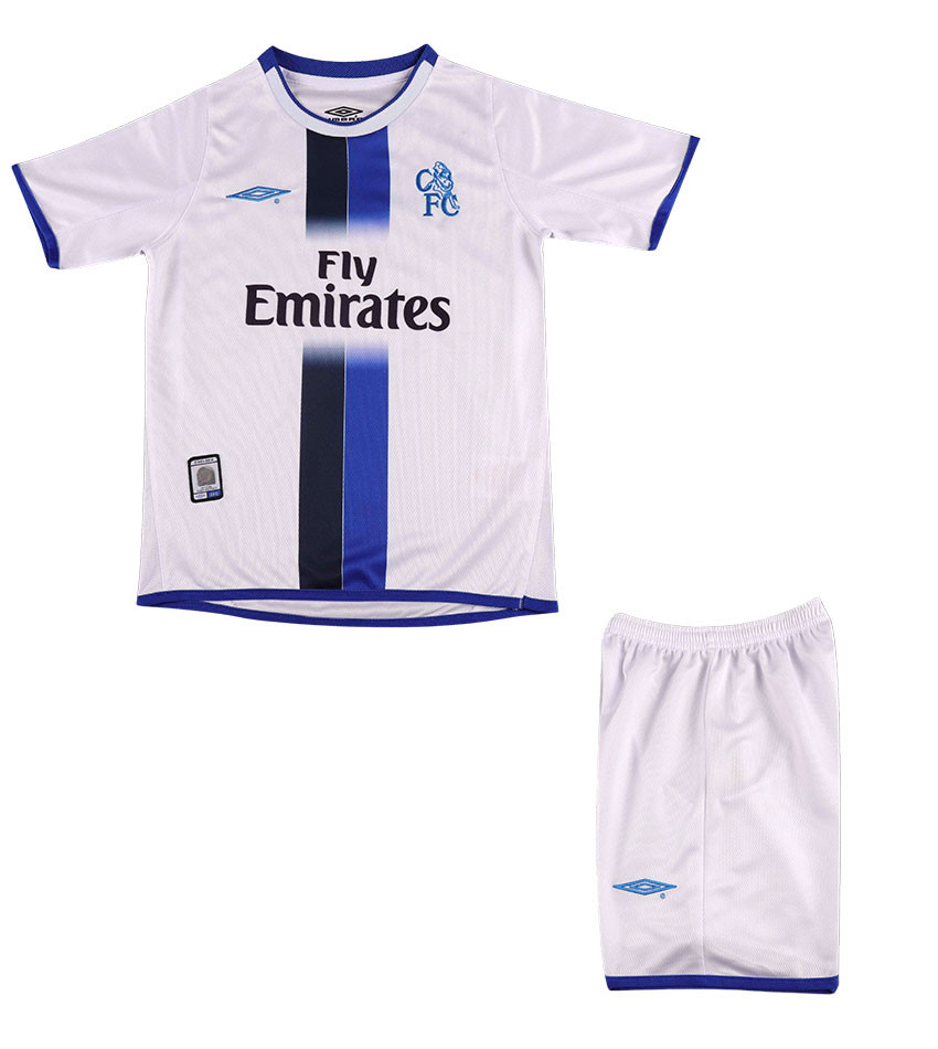 03/04 Retro Chelsea Away Kids - Coolkitsdirect Football