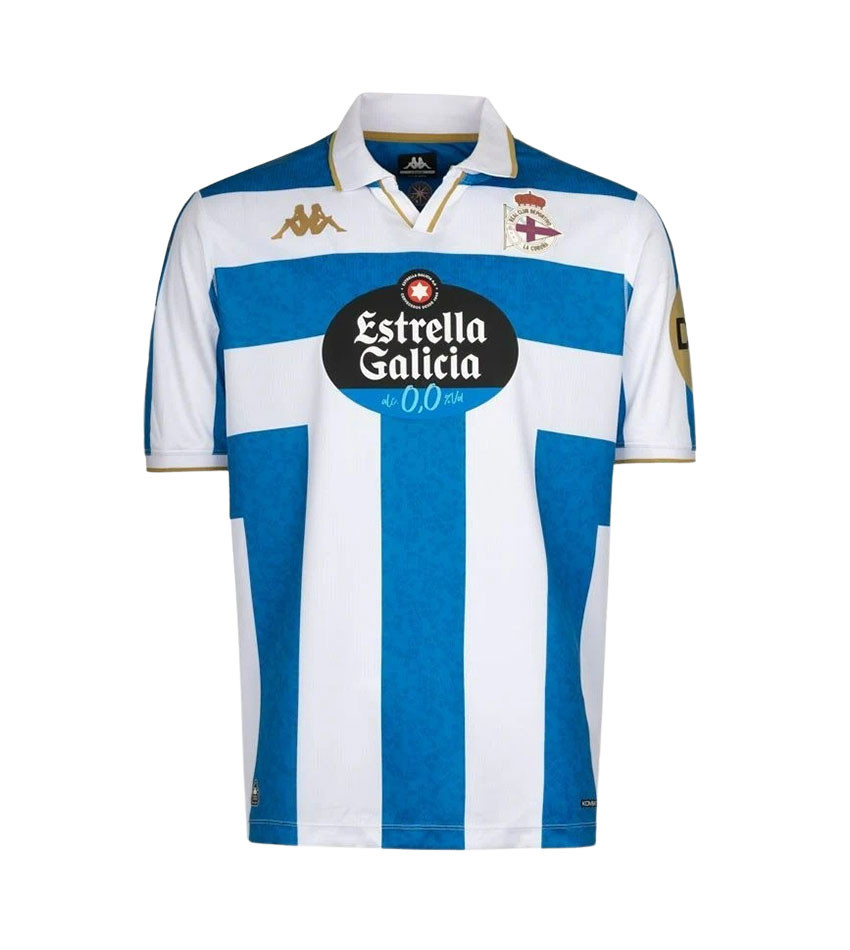 25-26 Deportivo La Coruna サッカーユニフォームホーム 25/26 Deportivo de La Coruña Home Shirt - Coolkitsdirect Football