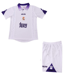 97/98  Retro Real Madrid Home Kids