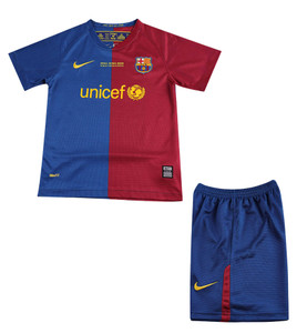 08/09 Retro Barcelona Home Kids