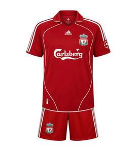  Retro Liverpool Home Kids Kit 06/08