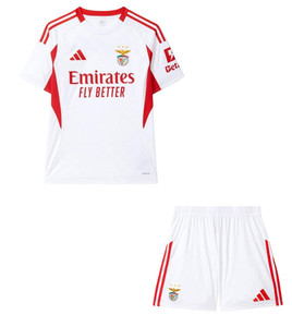 25/26 Benfica Away Kids Kit with free name and number