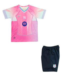 25/26 Barcelona Special Edition Kids Kit with free name and number 25/26 Barcelona Special Edition Kids Kit with free name and number