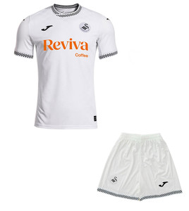  25/26  Swansea Home Kids Kit with free name and number