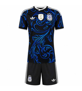  2026 Argentina Away Kids Kit with free name and number