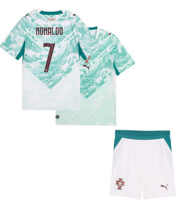 2026 Portugal Ronaldo Away Kids Kit