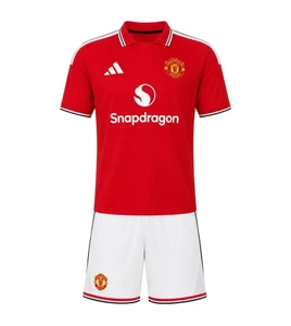 26/27 Man United Home Kids Kit with free name and number