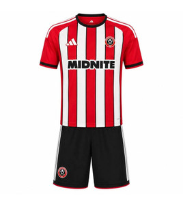 26/27 Sheffield Utd Home Kids Kit with free name and number