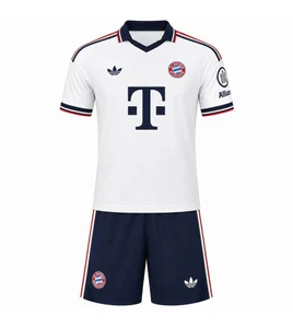  26/27  Bayern Away Kids Kit with free name and number