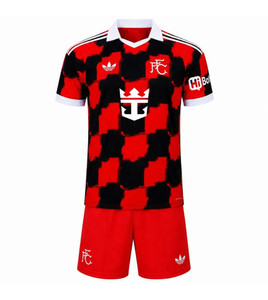 26/27 Fulham Away Kids Kit with free name and number