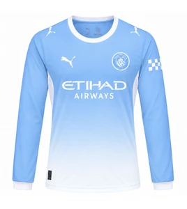 26/27  Man City Home Long Sleeve Shirt