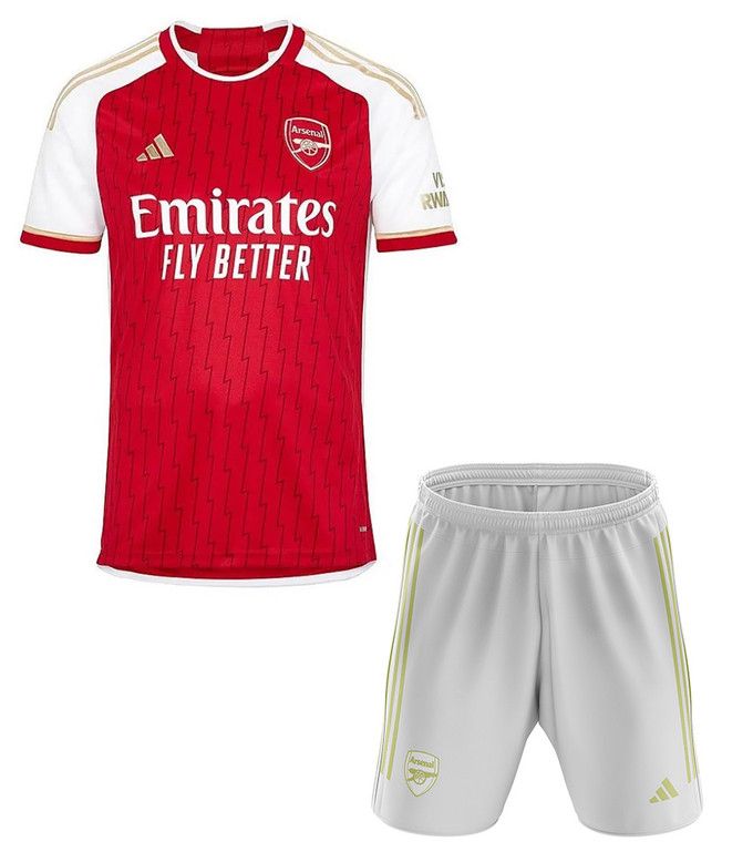 23/24  Arsenal  Home Kids Kit with free name and number