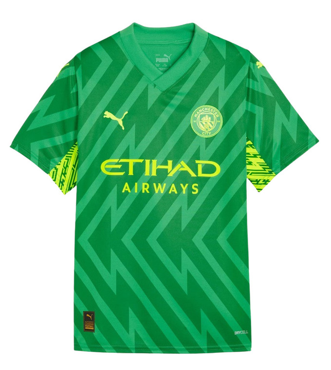 23/24  Man City Green GK Shirt