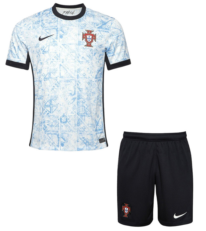 2024 Portugal Away Kids Kit  with free name and number