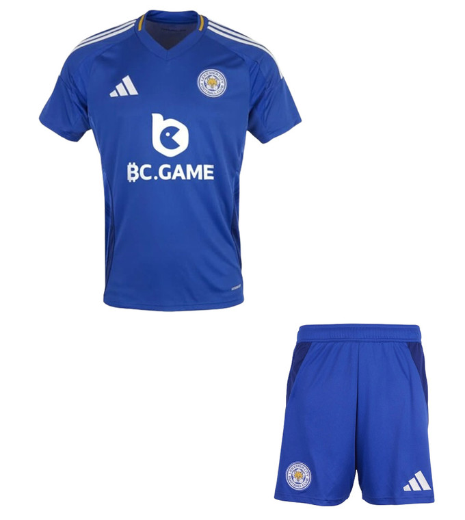 24/25  Leicester Home Kids Kit with free name and number