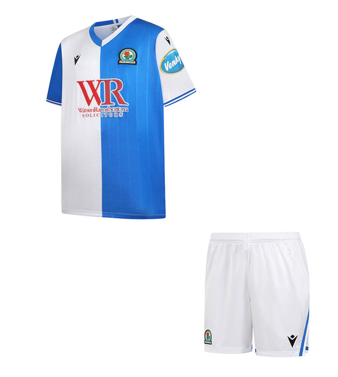 25/26 Blackburn Home Kids Kit with free name and number