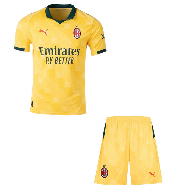 25/26  AC Milan Third Kids Kit with free name and number