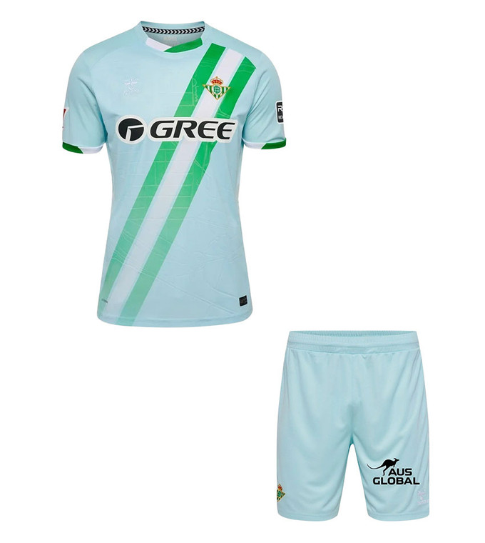 25/26 Real Betis Away Kids Kit with free name and number