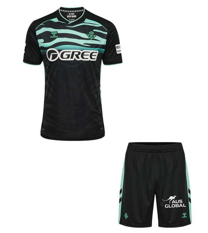  25/26 Real Betis Third Kids Kit with free name and number
