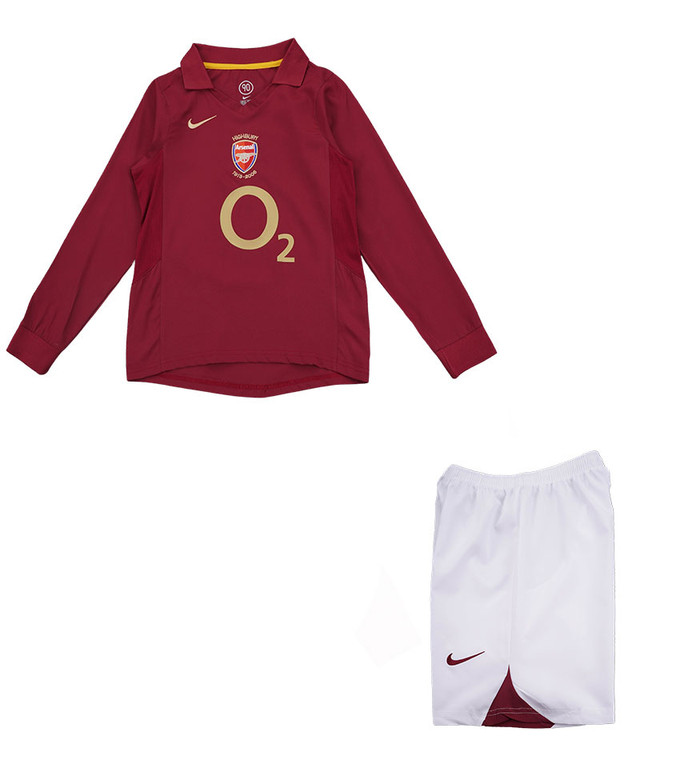  2005-2006 Retro Arsenal Long Sleeve kids