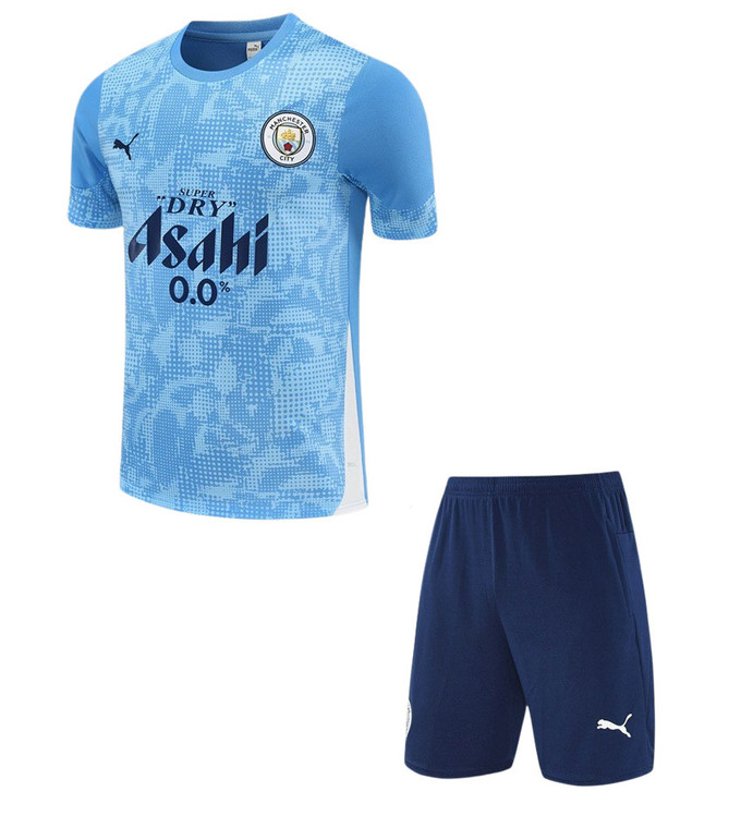 25/26 Man City Blue Training Kids Kit 