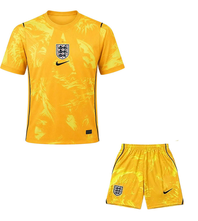 2026 England GK Yellow Kids Kit