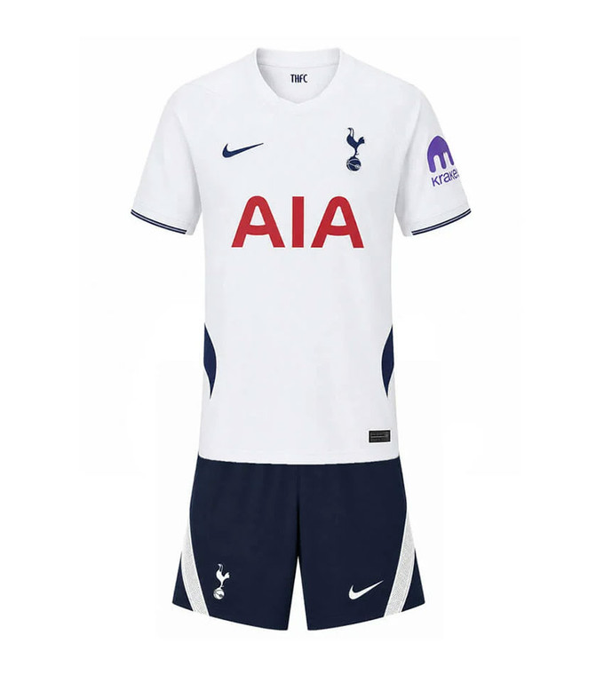26/27 Spurs Home  Kids Kit with free name and number