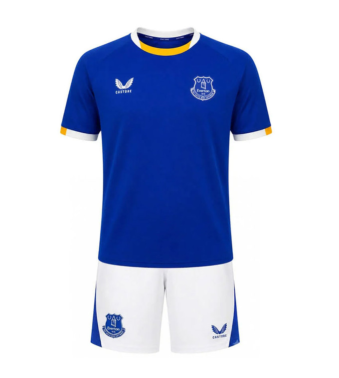 26/27  Everton Home Kids Kit with free name and number