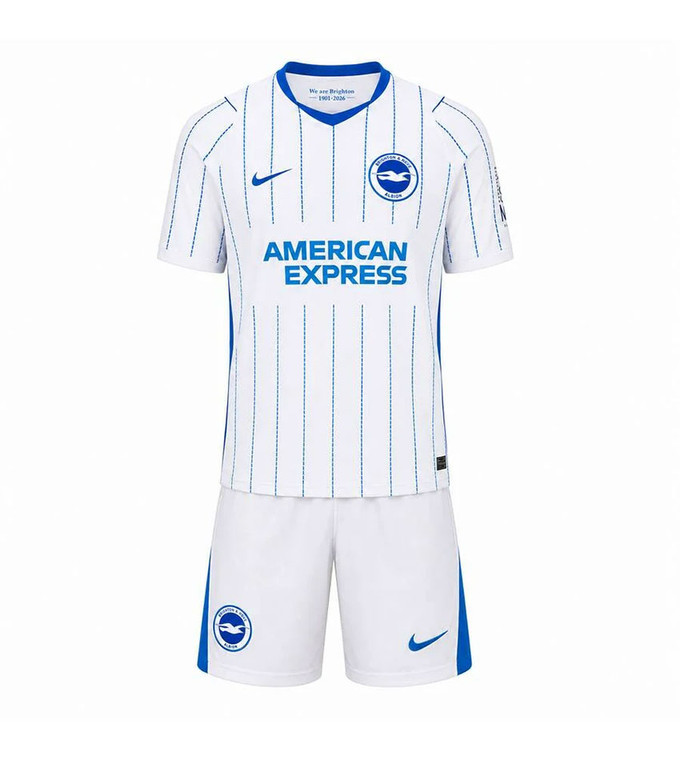  26/27 Brighton Away Kids Kit with free name and number