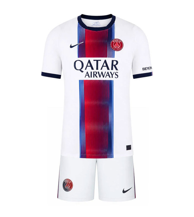  26/27 PSG Away Kids Kit with free name and number